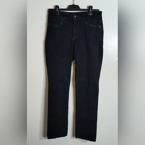 NYDY Lift Tuck Technology Very Dark Blue Size 6 p Jean Leggings. Made In The USA